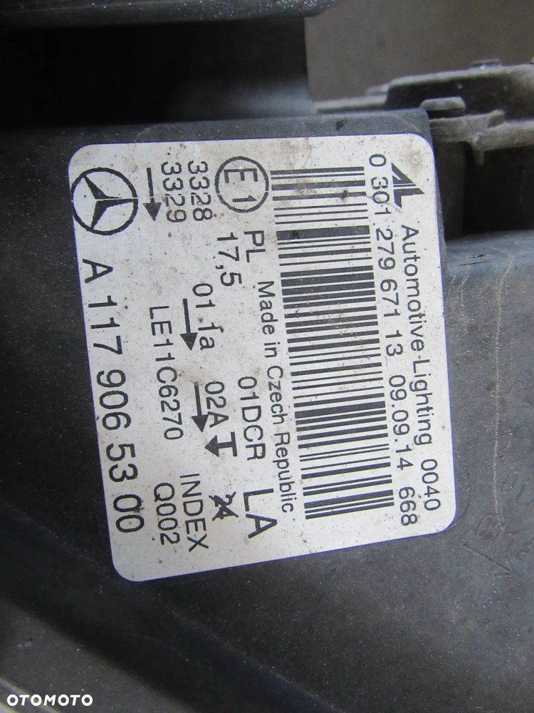 mercedes cla w117 xenon lewa prawa lampa przednia uk - 3