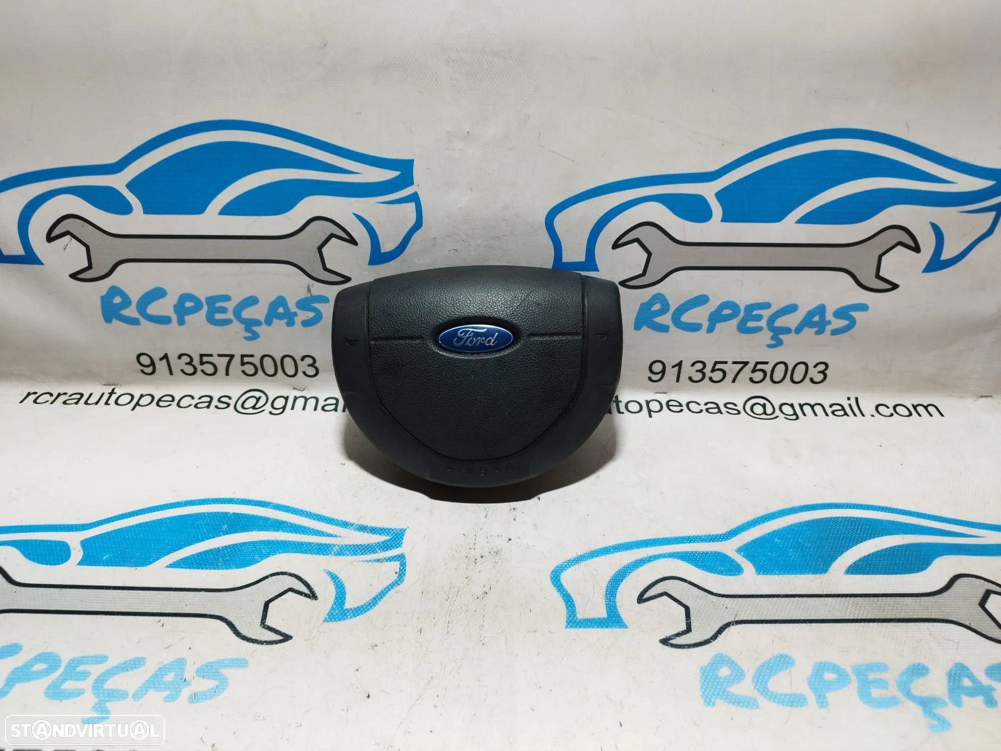 AIRBAG VOLANTE GUIADOR FORD FIESTA V 5 MK5 FUSION JU 2S6AA042B85 2S6AA042B85AC 2S6A-A042B85-AC - 1