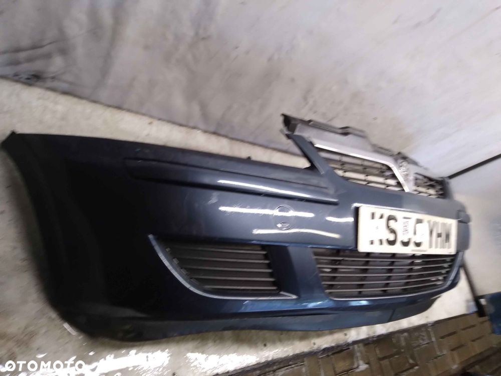 ^ ZDERZAK PRZÓD PRZEDNI OPEL CORSA C LIFT FL Z168 SZARY POPIELATY - 5
