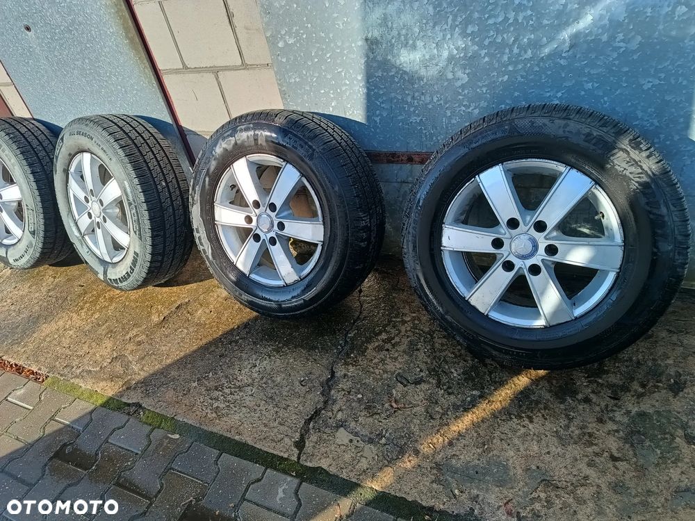 Koła felgi aluminiowe 6x130 16 cali opony wielosezonowe sprinter crafter - 1