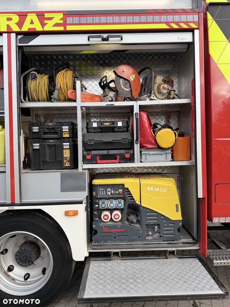 MAN Straż pożarna, Pojazd pożarniczy, Wóz strażacki, MAN L80 średni GBA 4x4 CNBOP, 2200l wody, reduktor, - 13