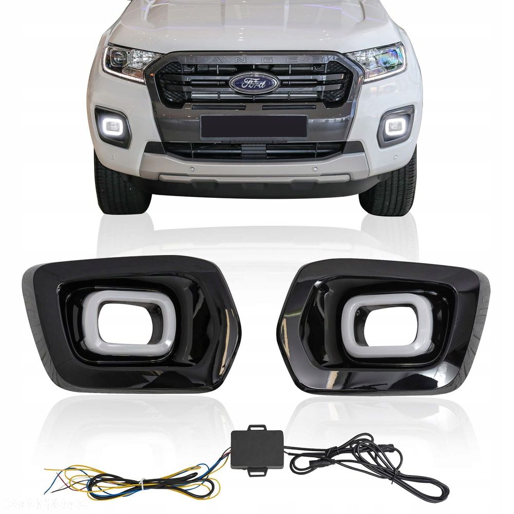 ford ranger t8 19+ światła drl led - 1