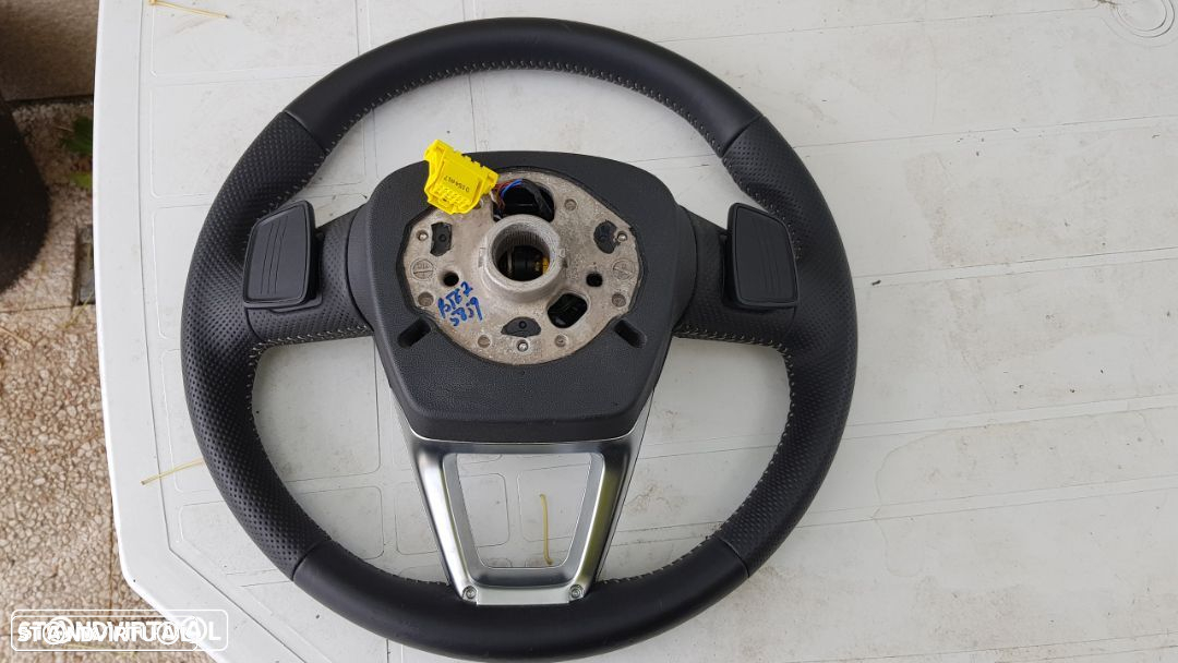Volante completo com patilhas Audi S-line Q5 + Q2 + Q7 - 4