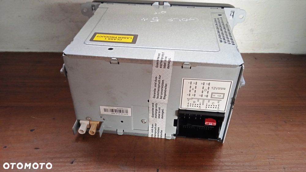 Radio fabryczne Golf 5 Plus 5M0035186C - 3