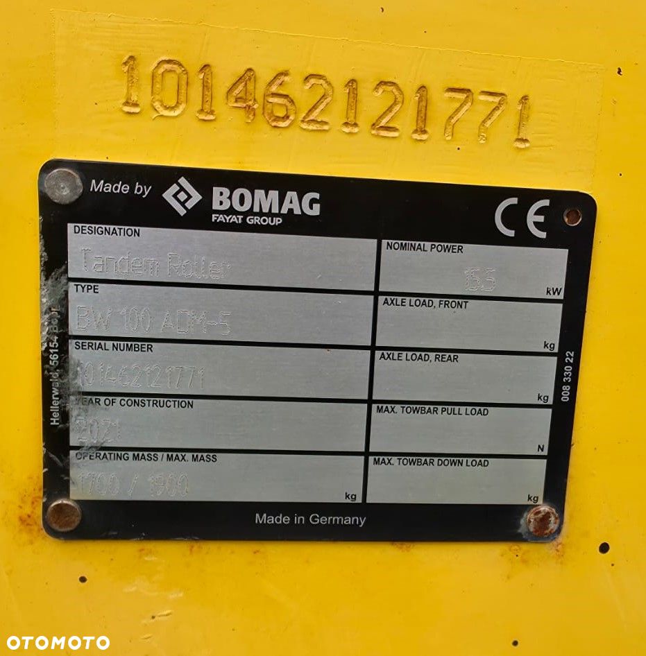 Bomag BW100 ADM-5   / Dynapac  /  Hamm - 13