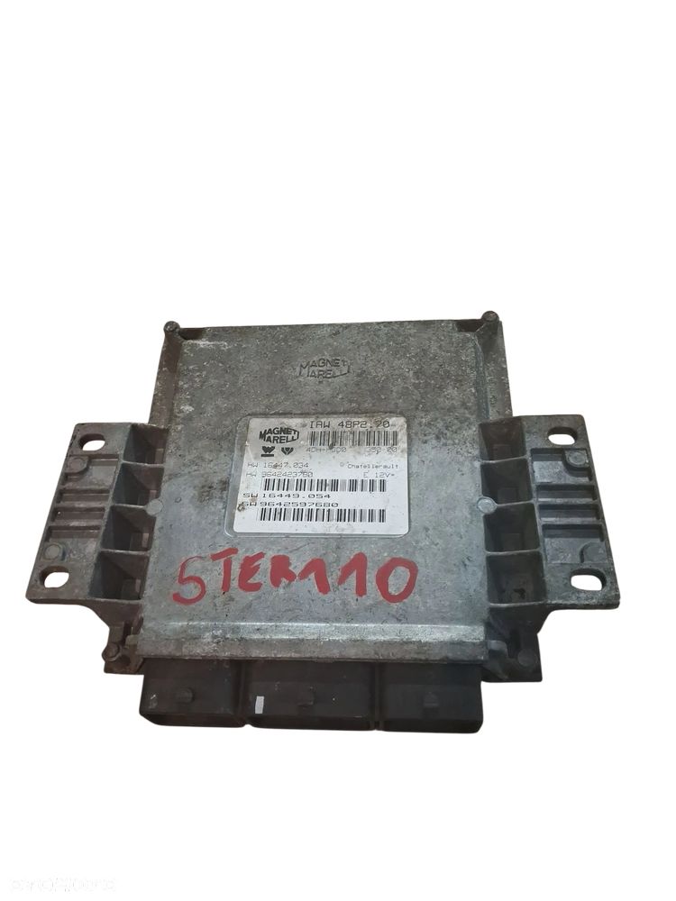 Sterownik KOMPUTER SILNIKA ECU PEUGEOT CITROEN 9642597680 - 1
