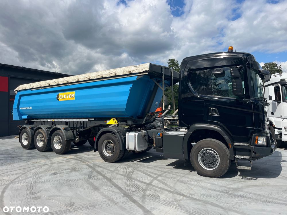 Scania G450 XT Nex Gen 4x4 stały napęd, skrzynia redukcyjna, biegi terenowe, kabina z łóżkiem, hydraulika do wywrotu, z Niemiec, opticruise ze sprzęgłem SCANIA 4x4 XT G450 ciągnik (nie Mercedes AROCS Volvo Man itp) - 10