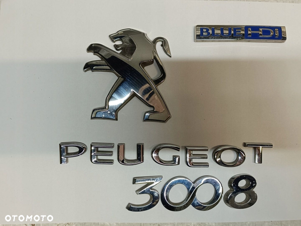 EMBLEMAT LOGO 9817900177 PEUGEOT 3008 KLAPA NAPIS