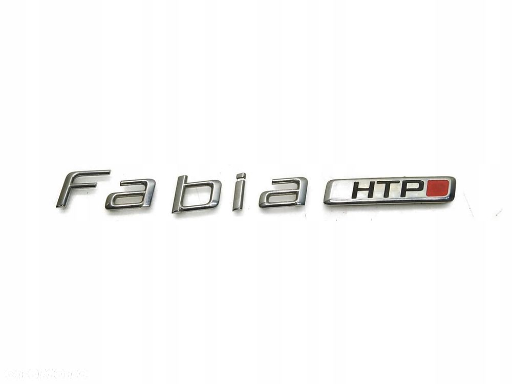 ZNACZEK EMBLEMAT LOGO NAPIS FABIA HTP SKODA FABIA II - 1