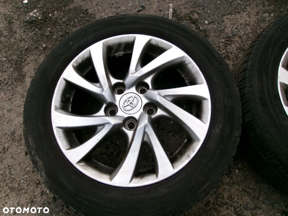 KOŁA FELGI ALU OPONY LETNIE 205/55/16 TOYOTA AURIS COROLLA   5X114,3 - 7