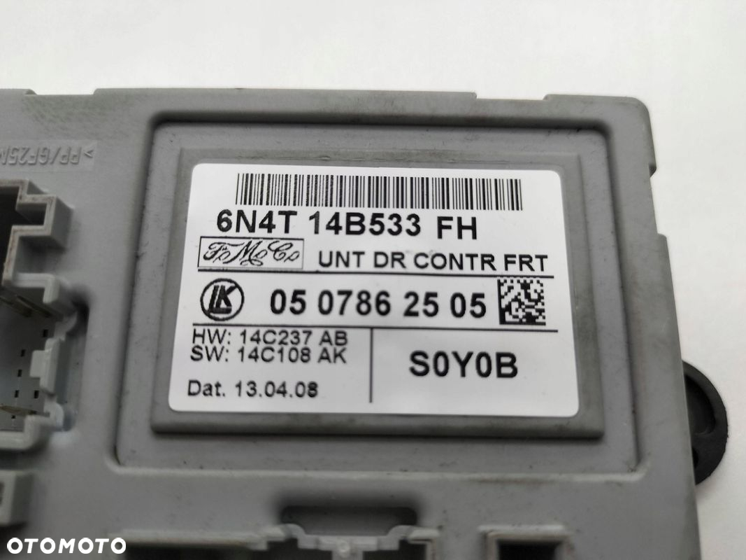 FORD FOCUS II MK2 MODUŁ DRZWI 6N4T-14B533-FH, 6N4T14B533FH - 3