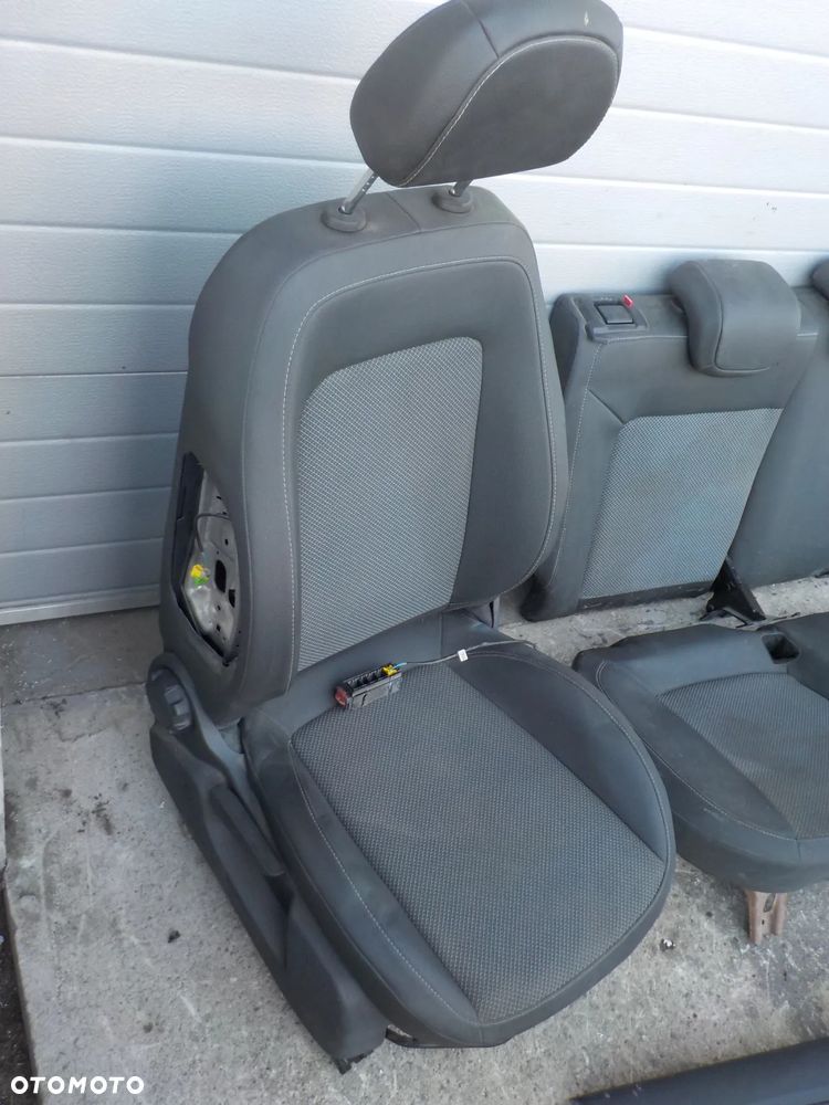 OPEL CORSA D FOTELE KANAPA PÓŁSKÓRA BOCZKI 5 DRZWI - 3