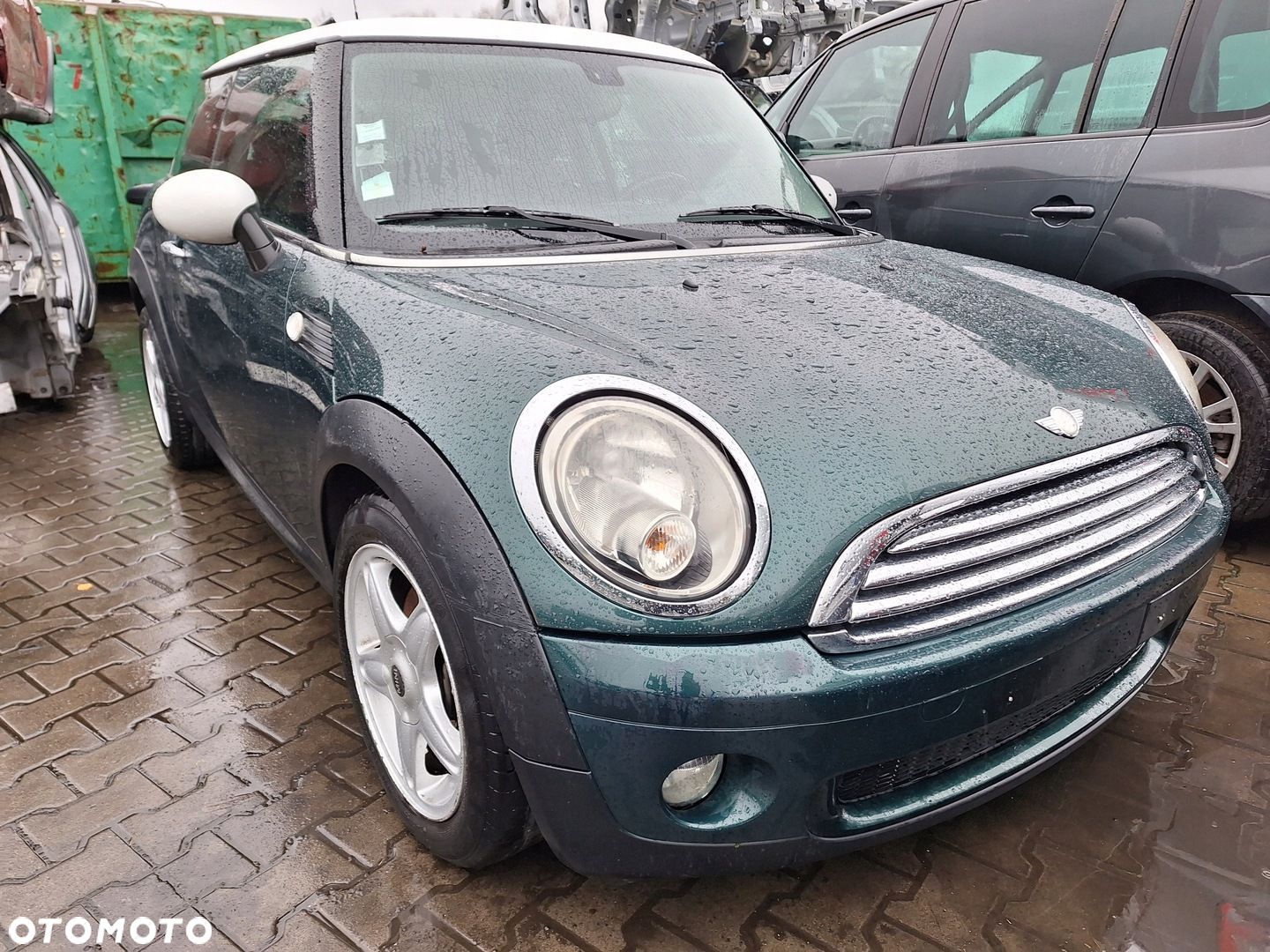 MINI ONE COOPER R56 R55 CLUBMAN ZDERZAK PRZÓD MASKA LAMPA BŁOTNIK A67 06-10 - 1
