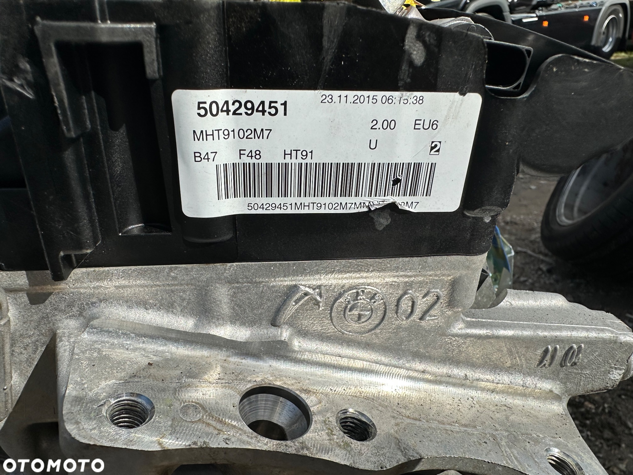 KOMPLETNY SILNIK BMW 18D B47C20A 50 000KM. - 5