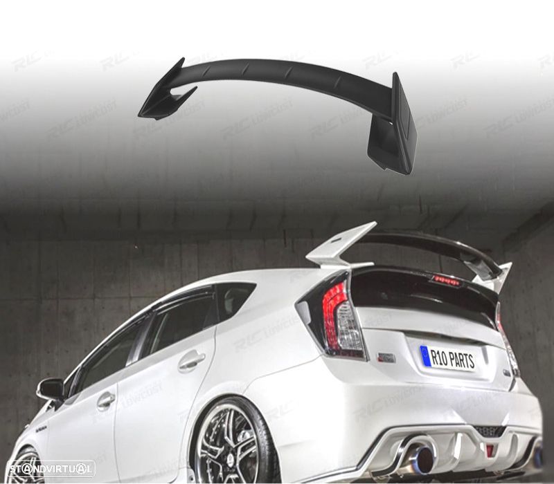 AILERON SPOILER TOYOTA PRIUS 03-11 PRETO BRILHANTE - 1