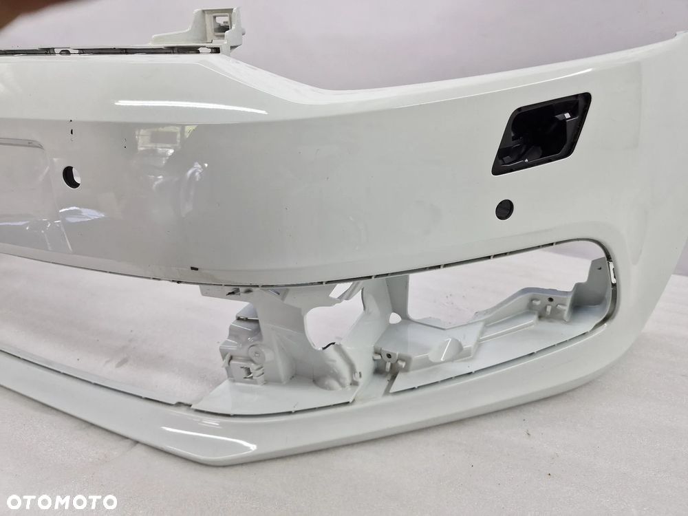 VW POLO 6C0 LIFT 13-17 ZDERZAK PRZEDNI PRZÓD NA SPRYSKI + 4X PDC , ŁADNY , BIAŁY , NR 6C0807221 , NR AUKCJI NZ745 - 11