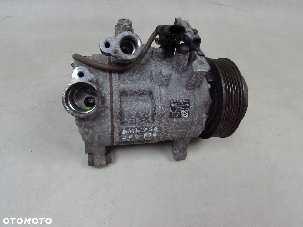 BMW F10 F11 F20 F30 E90 2.0 D N47 SPREZARKA KOMPRESOR KLIMATYZACI 9330829-02 447160-8742 - 2