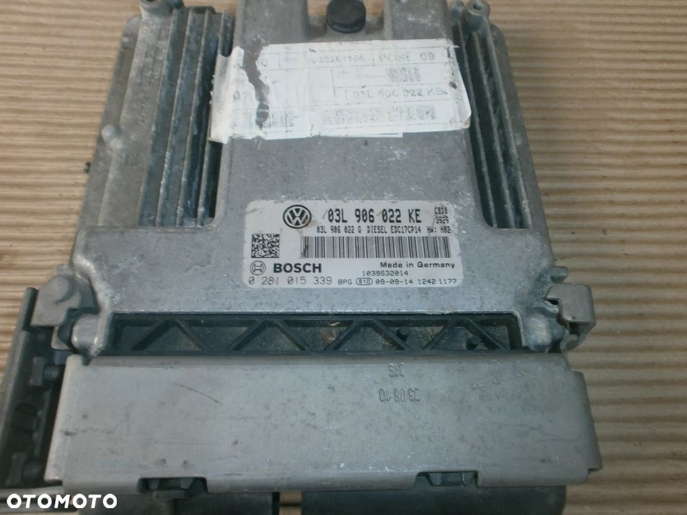 STEROWNIK SILNIKA 03L906022KE 2.0TDI VW SKODA SEAT AUDI - 2