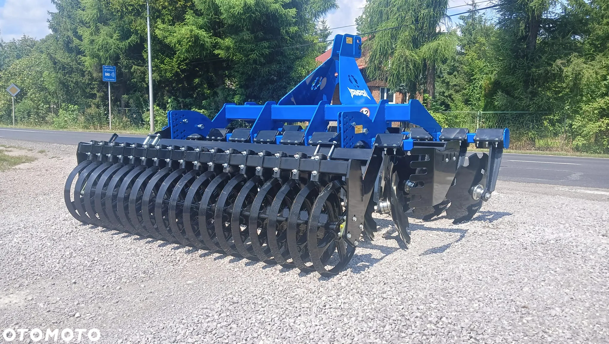 BRONA TALERZOWA średnia/ medium JANPOL/ talerze 510 +wał rura/ struna - 6