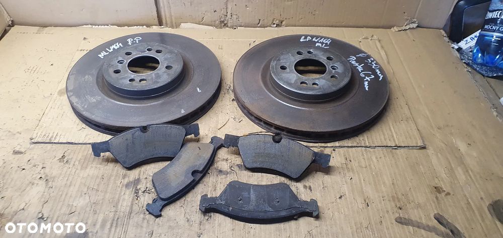 Tarcze hamulcowe przód przednie klocki Mercedes ML W164 - 1