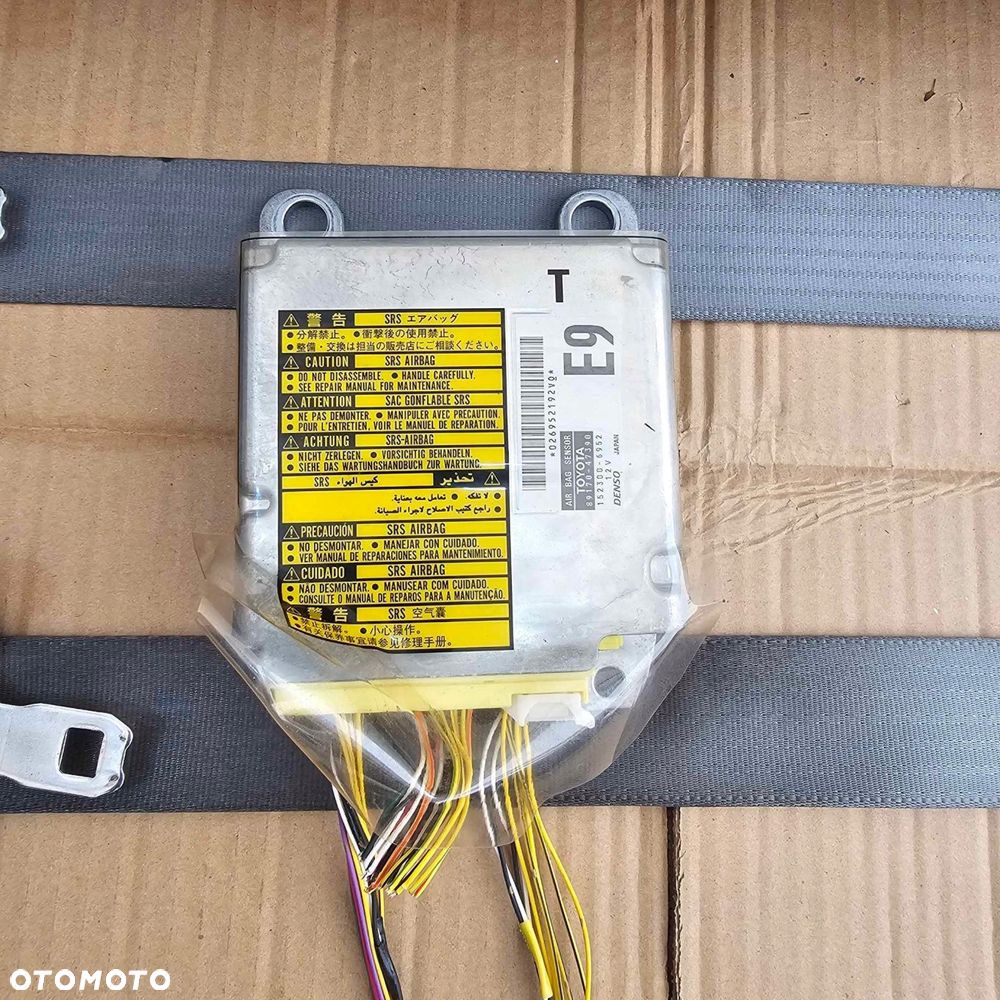 toyota prius ii 2 konsola deska kokpit pasy poduszka airbag oryginał - 6