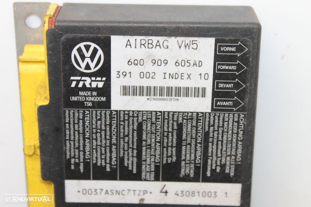 Centralina de Airbag Seat Ibiza III - 2
