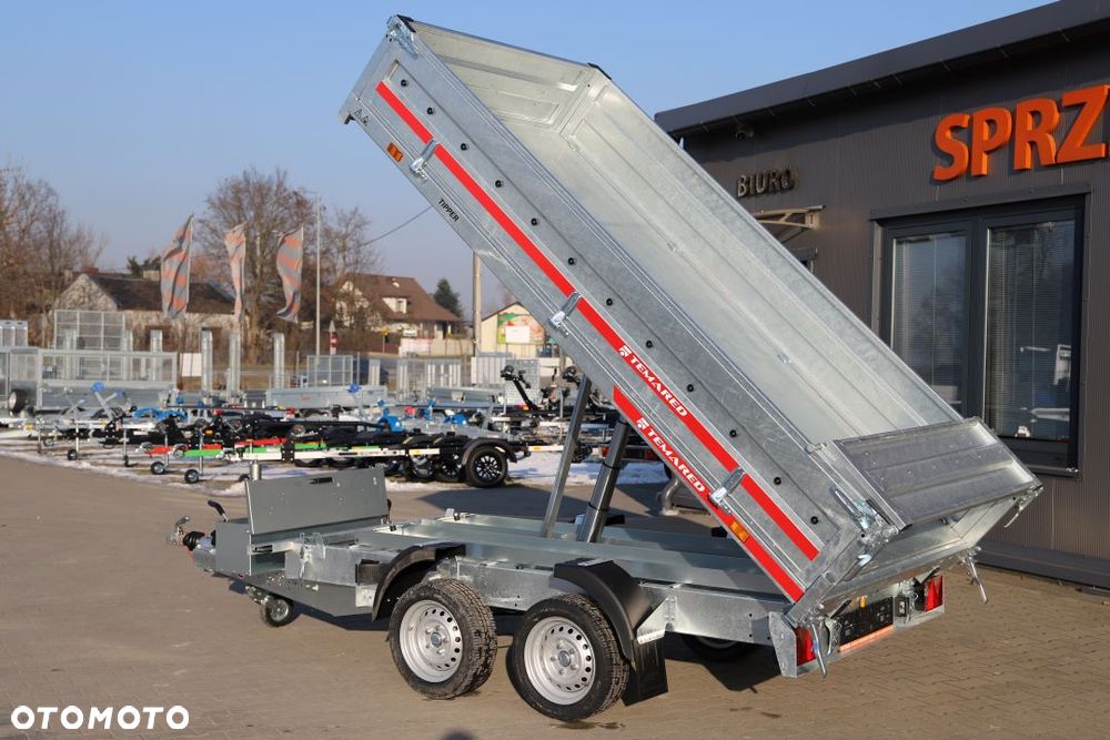 TEMARED TIPPER 3015/2 C S 2,7T 303x153x40cm, DMC 2700kg, Koła 195R13C, Pompa elektryczna i ręczna , - 1