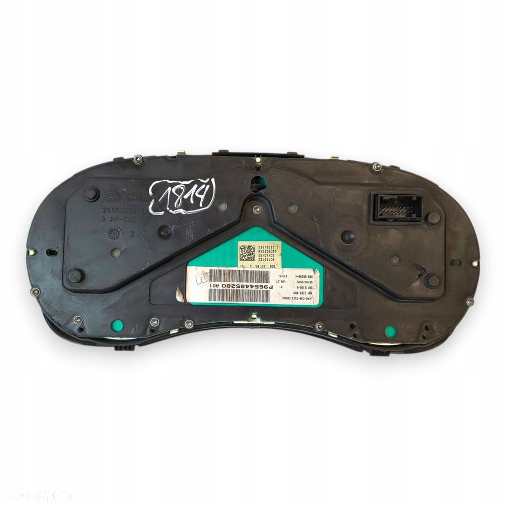 LICZNIK ZEGARY P9654485280 Peugeot 307 1.4 1.6 2.0 HDI Diesel europa 98-09 - 4