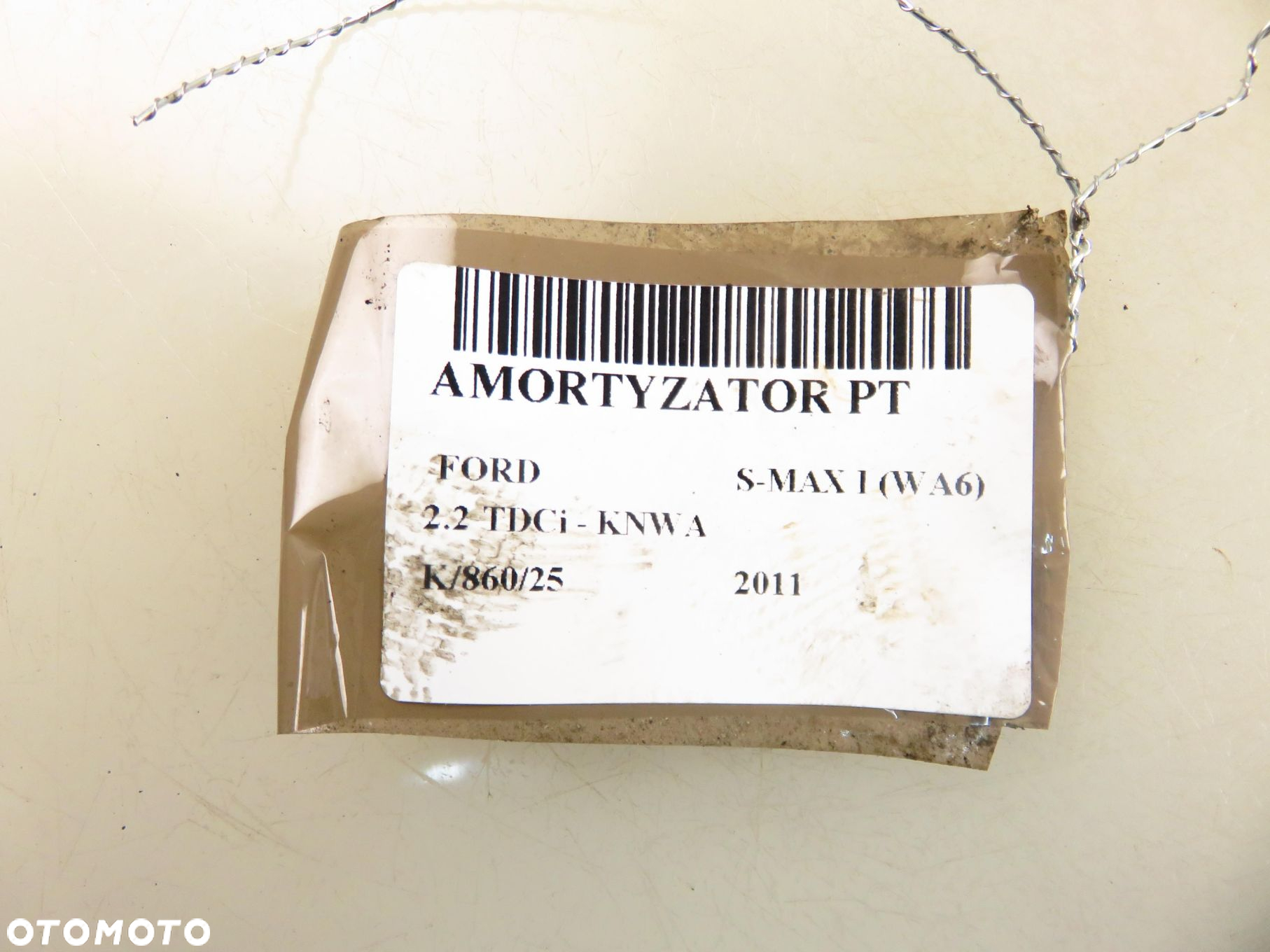 AMORTYZATORY TYŁ FORD S-MAX 2.2 TDCi KOMPLET 6G9118080FFF - 2