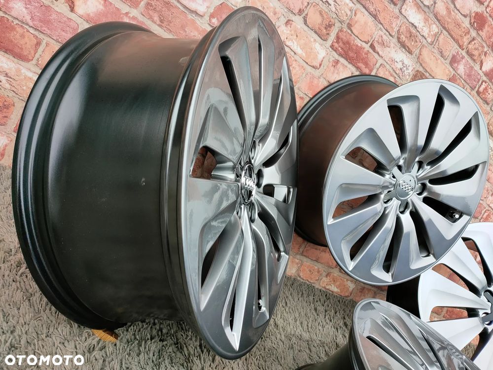 Oryginalne felgi 19 Audi 5x112 Q5 Hybrid hybryda alufelgi A4 A6 A8 A5 A7 Q3 Volkswagen Passat CC Touran Tiguan Skoda Superb Kamiq Karoq Seat Tarraco Mercedes 8j ET39 66.6mm SUV 4x4 OE OEM 8R0601025AB - 28