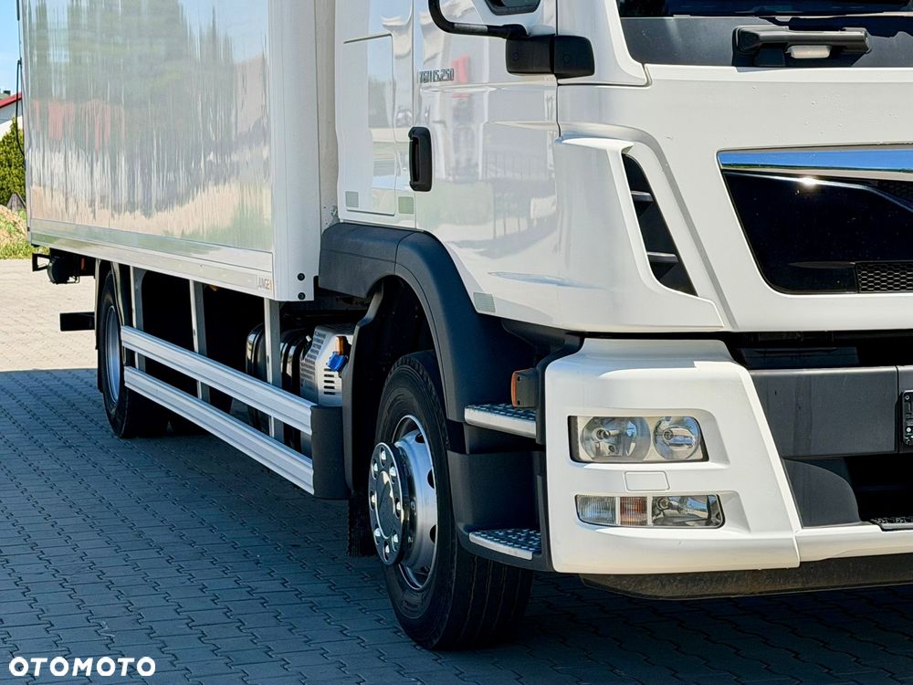 MAN TGM 15.250 / KONTENER / WINDA / 18 EUROPALET / SYPIALKA / AUTOMAT / EURO 6 / 2019 ROK / 7 505 KG ŁADOWNOŚCI / SPROWADZONY - 18