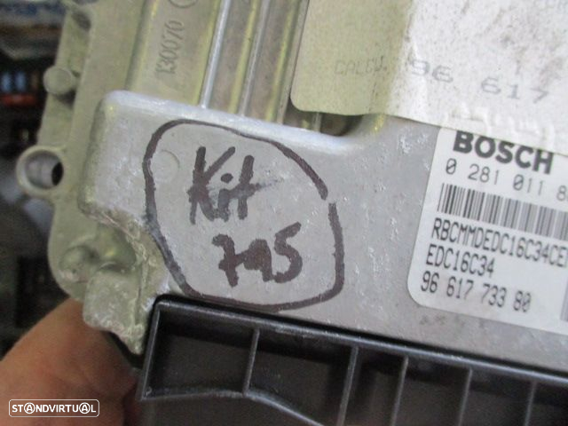 Centralina 9661773380 0281011863 CITROEN C4 2006 1.6 HDI KIT BOSCH - 4
