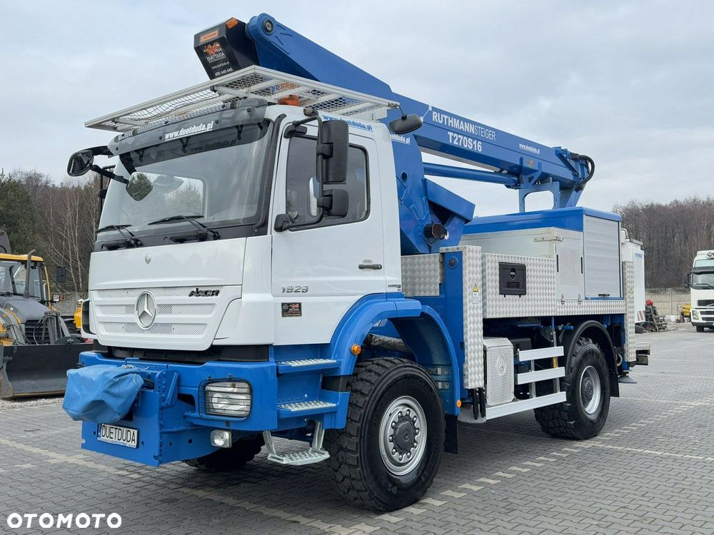 Mercedes-Benz AXOR 1829 4x4 Zwyżka RUTHMANN STEIGER T270S16 Podnośnik Koszowy - 9
