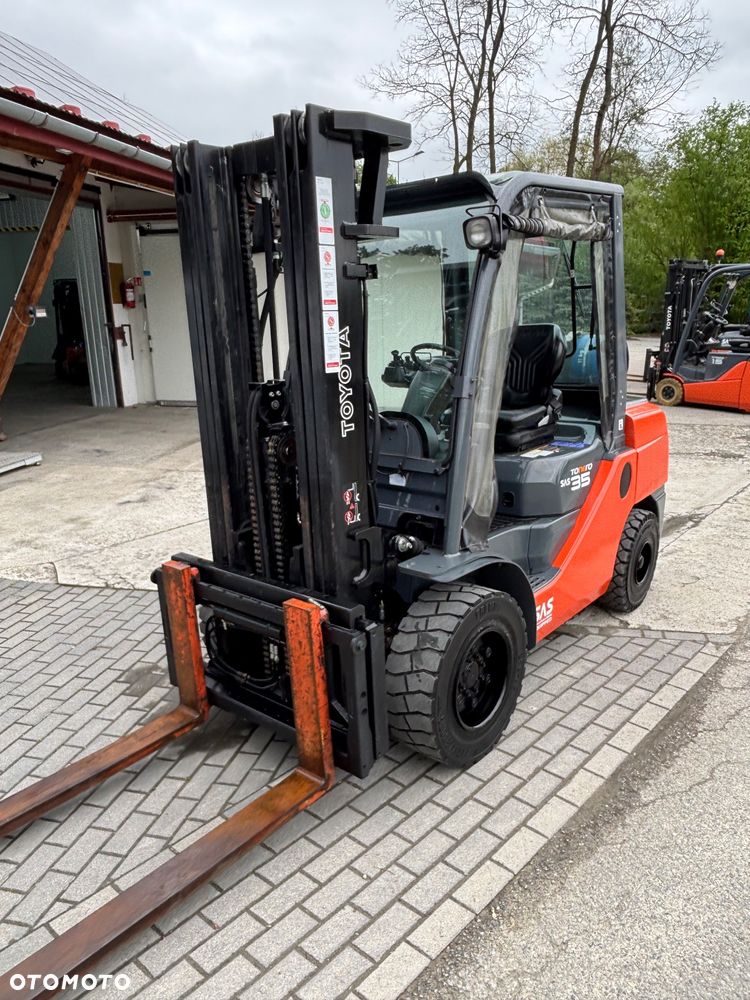 Toyota 8FGJF35 GWARANCJA LPG wolny skok pół KABINA DOSTAWA 57 950 NETTO - 4