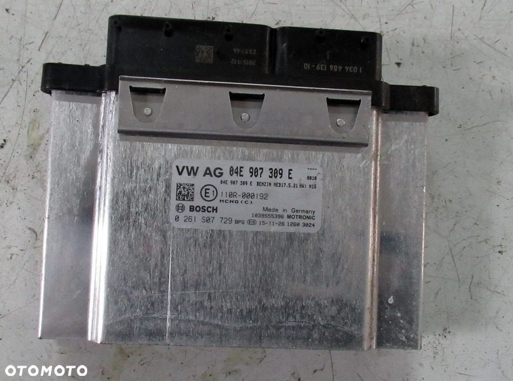 vw golf vii 1.4 tsi komputer silnika 04e907309e - 2