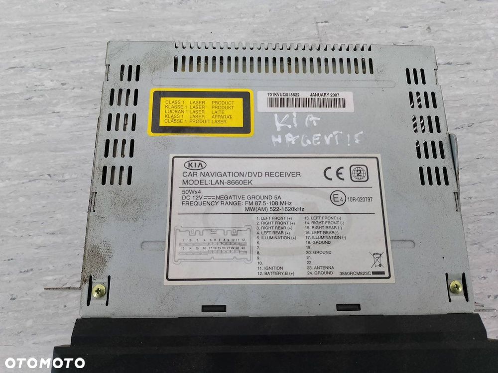 RADIO  KIA MAGENTIS II ( 05-08 ) LAN-8660EK - 6