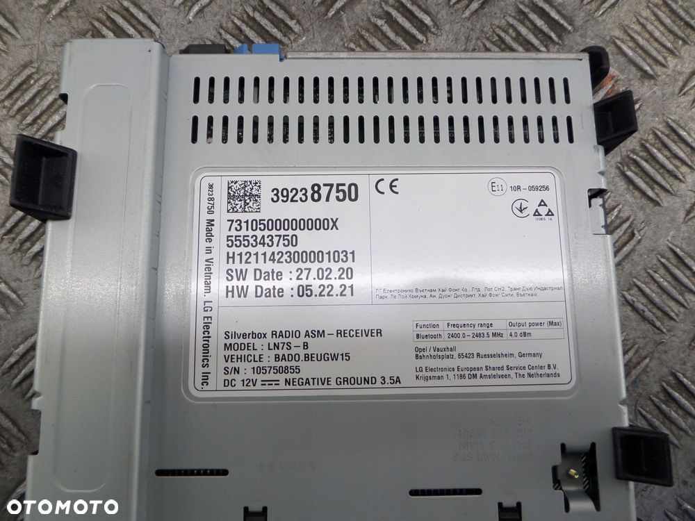 opel astra k lift stacja modul radio nawigacja 39238750 silverbox - 4