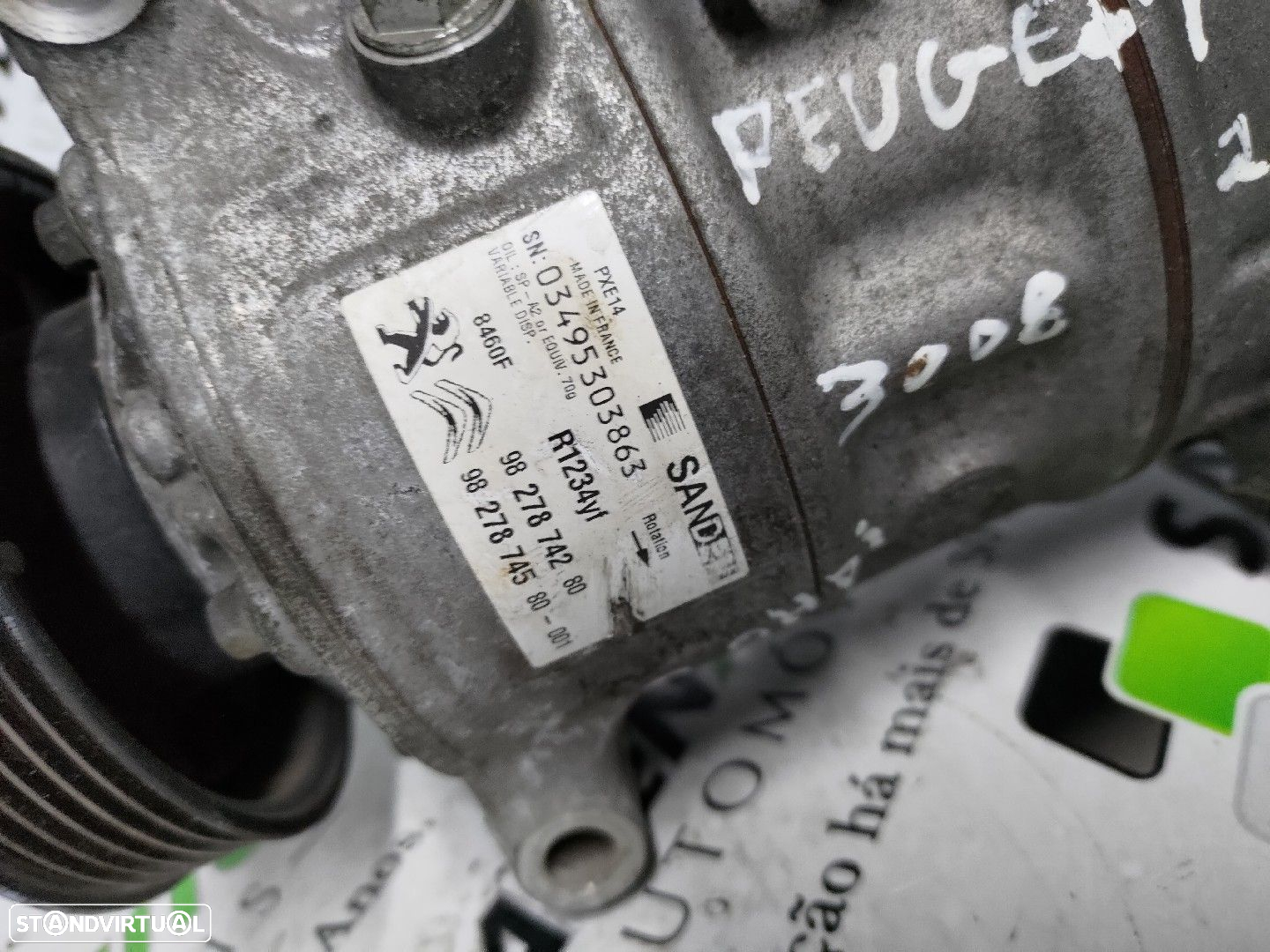 Compressor Ar Condicionado Peugeot 3008 Suv (M_) - 5