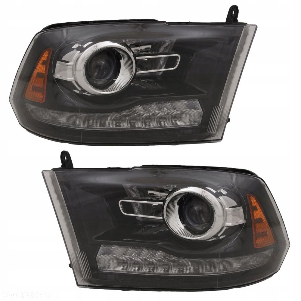 Reflektor Lampa Przód Dodge Ram 1500 2500 3500 2008-2018 kpl - 1