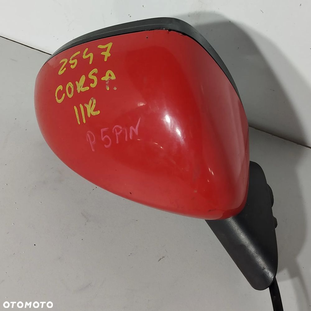 lusterko prawe przednie OPEL CORSA D 06-11 5 PIN Z547 - 2