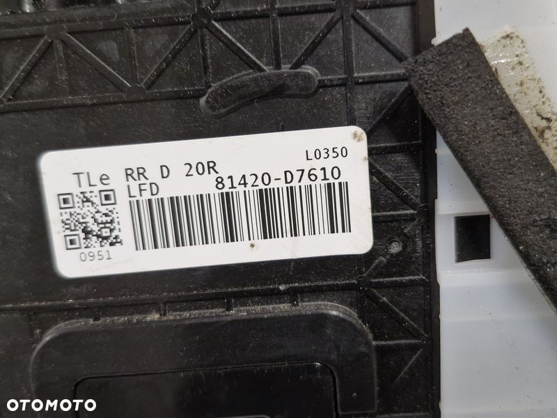 HYUNDAI TUCSON III 3 ZAMEK DRZWI PRAWY TYŁ TYLNY 6 PIN 81420-D7610 - 6