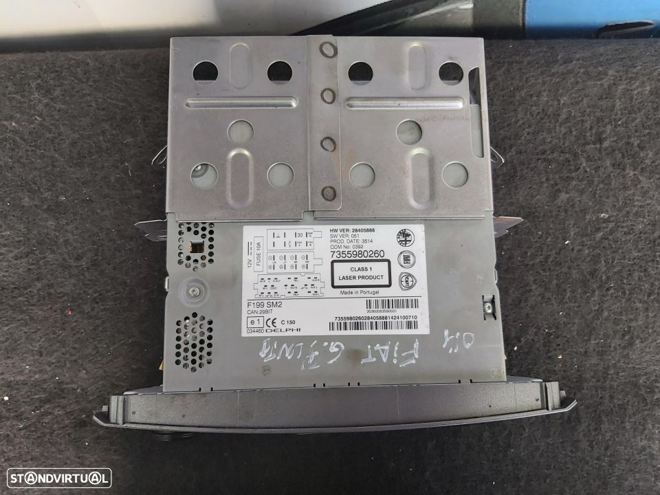 Radio Original Fiat Grande Punto 2015 - 2