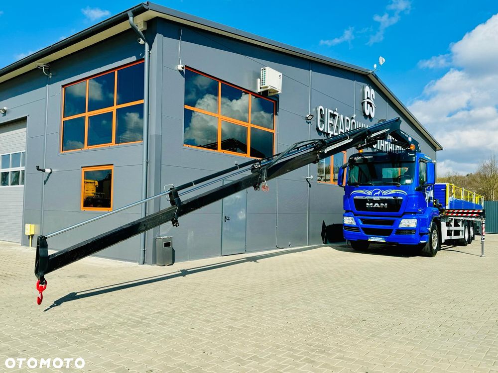 MAN TGM TGL TGS 26.360 skrzynia z żurawiem // HMF 1420 K2 12,6 m !! dzwig kran crane - 9