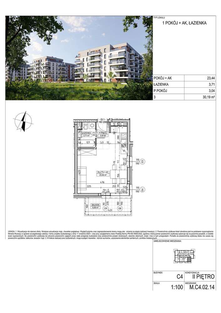 PANORAMA | Słoneczne 30m2 | Fordon | Odbiór 2026