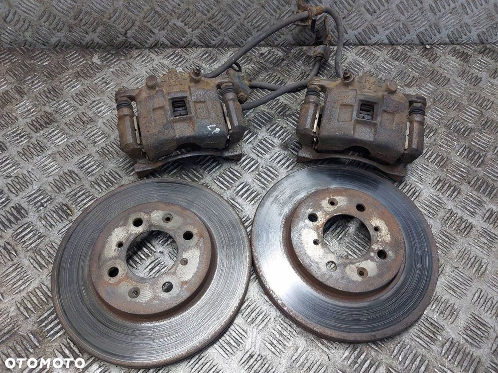 TARCZE HAMULCOWE PRZÓD + KLOCKI + ZACISKI HONDA CITY IV 1.4 16V - 1