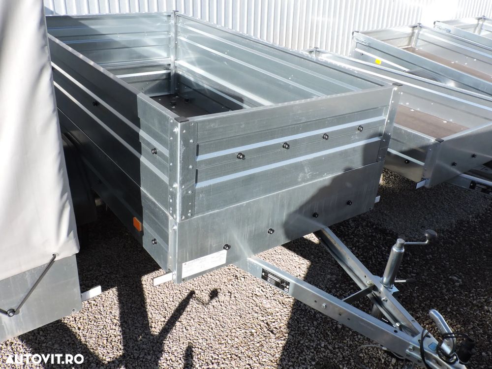 Trailer Europe ALFA, 2 axe ,1 axe , arc de foi, torsiune , sistem franare - 26