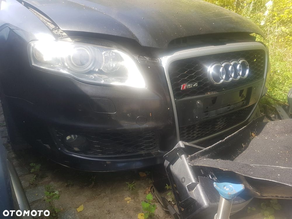 Audi RS4 B7 4.2 lusterko gałka mieszek ćwiartka błotnik dekory listwy relingi wał napędowy most dyfer półoś wahacz podsufitka czarna listwy - 8