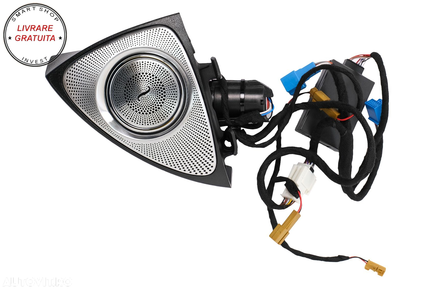 Tweeter LED rotativ cu 3 culori Mercedes C-Class W205 C205 S205 (2014-2018)- livrare gratuita - 2
