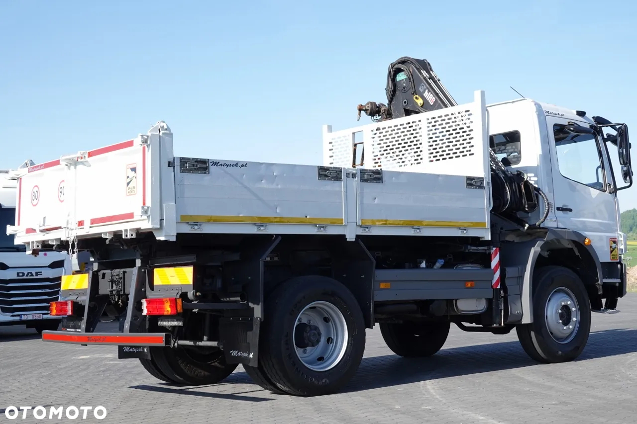Mercedes-Benz ATEGO 16.24 / 4X4 / WYWROTKA + HDS HIAB 111 BS-2  / PILOT /  ROTATOR /MANUAL - 17