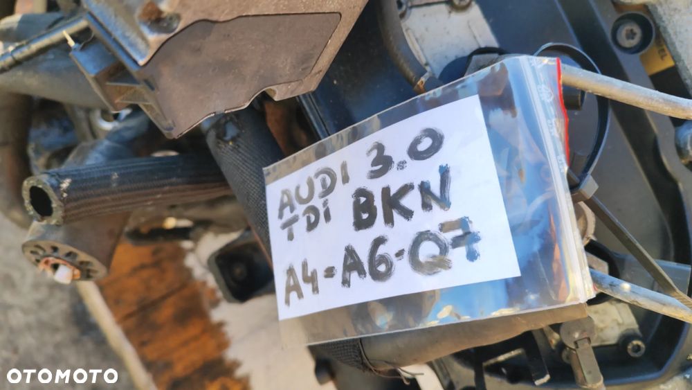 silnik kompletny 3.0 TDI BKN 204KM do Audi A4 B7 04-08r Audi A6 C6 04-08r, Q7 -po postoju kręci nie odpala, wcześniej odpalał bez problemu. - 11